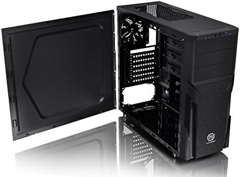 Thermaltake Versa H21 SPCC ATX Mid Tower Computer Chassis CA-1B2-00M1NN-00,Black thumbnail 3