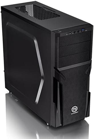 Thermaltake Versa H21 SPCC ATX Mid Tower Computer Chassis CA-1B2-00M1NN-00,Black thumbnail 2