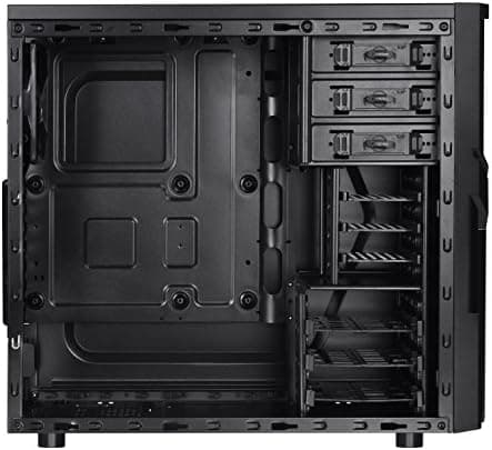Thermaltake Versa H21 SPCC ATX Mid Tower Computer Chassis CA-1B2-00M1NN-00,Black thumbnail 4